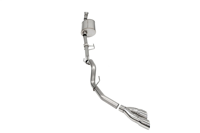 Ford F-150 Performance Exhaust - Single Side Exit - CORSA Performance - Cat Back Sport - Polished - `21-`25